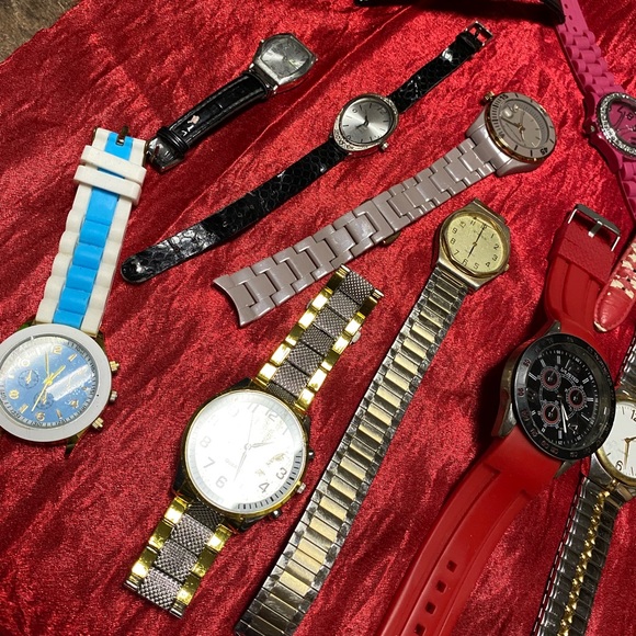 Lot Of 14 Project Watches Missing Parts Some Missing Parts - Picture 2 of 8